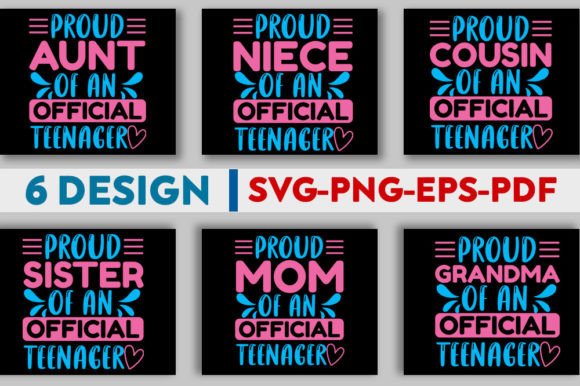 Official Teenager Bundle Graphics for Crafts