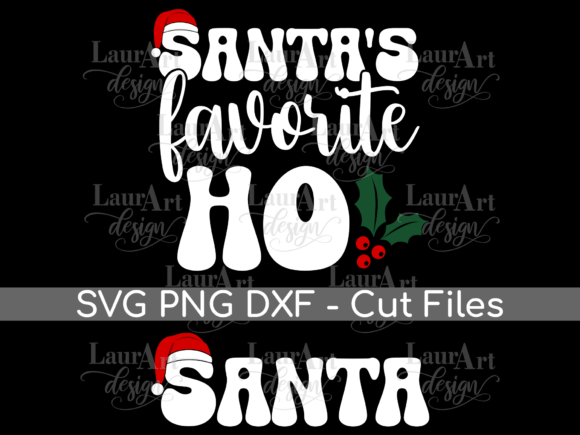 Santas Favorite HO Christmas Couples SVG