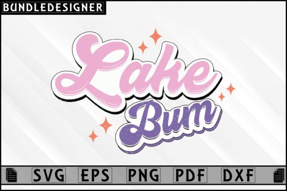 Summer Lake Bum SVG Design: Graphics & Crafts for Local Business