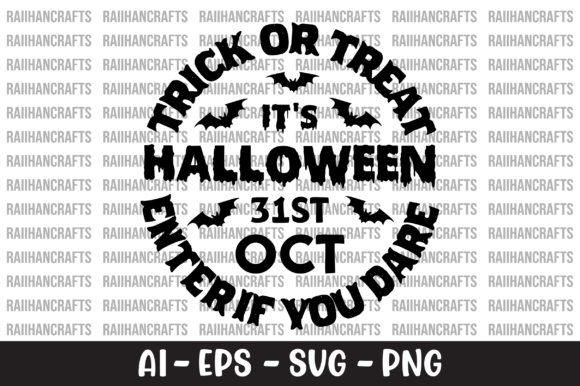 Trick or Treat It's Halloween SVG